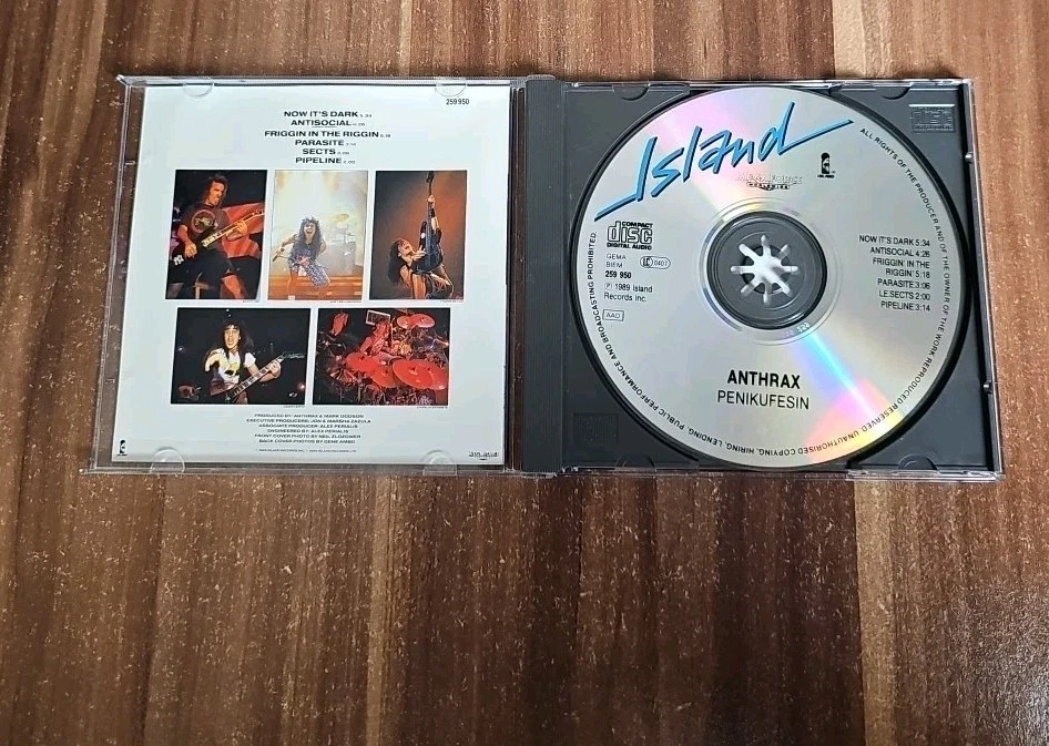 Anthrax - Penikufesin (1989) Musik CD EP *** gut *** - Bild 3 von 3