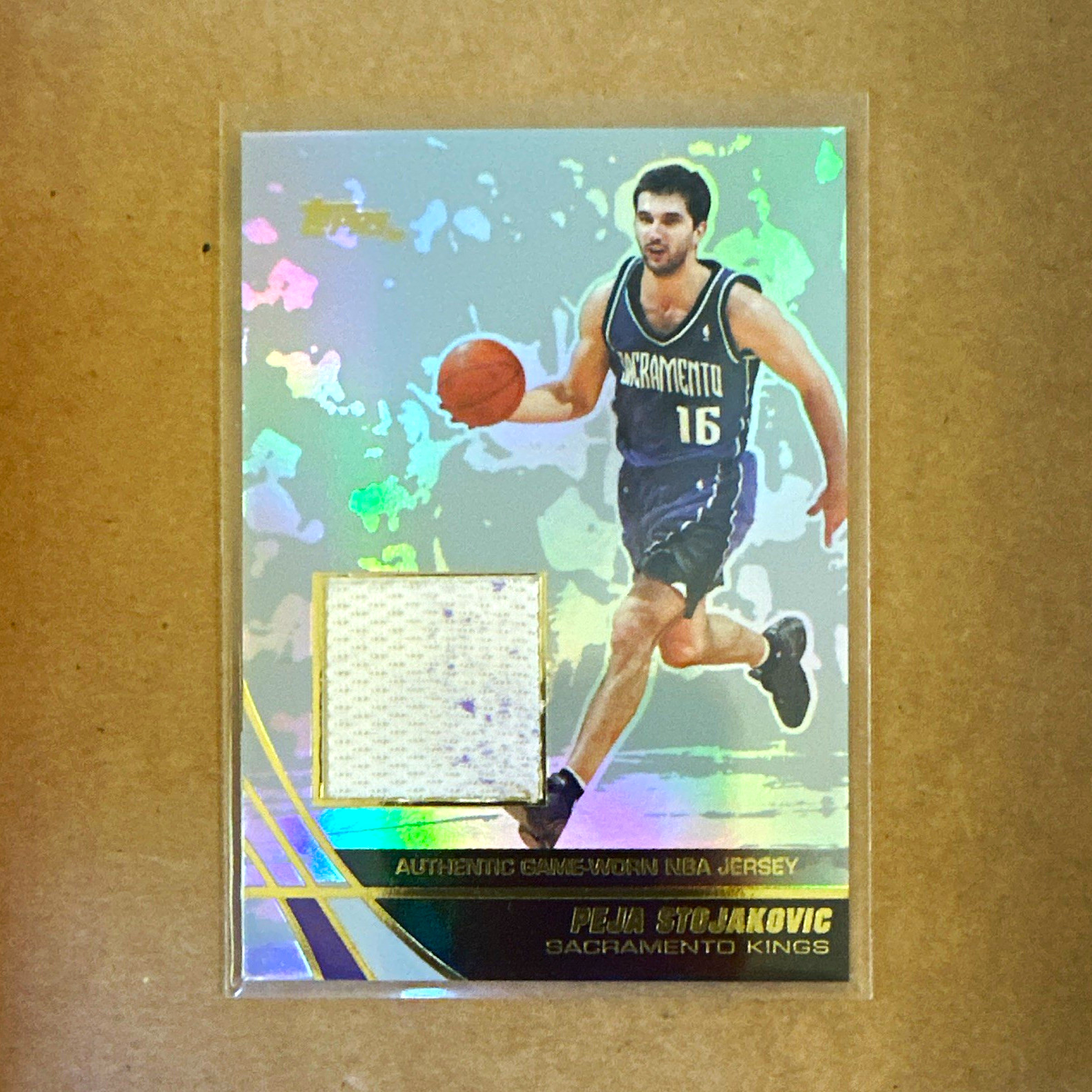Topps 2003-04 Jersey Edition Peja Stojakovic Kings #JE PS (MEM) Card