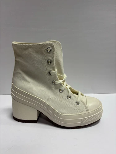 Sneakers Converse donna Chuck 70 De Lux tacco bianco taglia 9 M