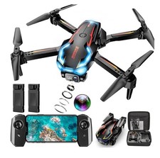 Drone with Camera for Adults, 2K HD FPV Drones with Upgrade Altitude Hold, On..,