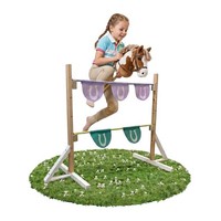 Hobby Horse Hindernis SprüNge SporthüRden Kinder HüRden HöHenverstellbar Holz