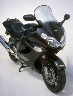 KAWASAKI 1200 ZZR 02/05 BUBBLE HIGH ERMAX BLACK CLEAR - 0103048