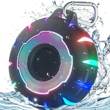 HEYSONG Waterproof Shower Bluetooth Speaker, Durable & Portable with Clear Sound