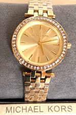 Michael Kors MK3365 Women's Mini Darci Gold-Tone Wrist Watch BNWT Gift Box $250