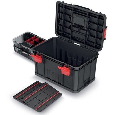 Kistenberg Werkzeugkiste MODULAR SOLUTION 30R mit zwei Organizern und Trennwände