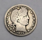 1915 Barber Quarter US Coin