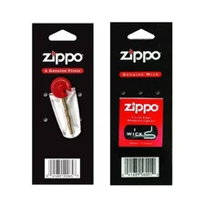 Zippo Genuine Flints – 3 Packs of 6 (18 Total) with Dispenser, Fits Zippo
