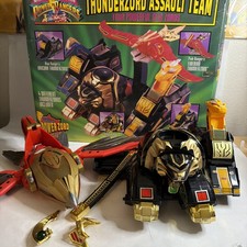 VTG POWER RANGERS THUNDERZORD ASSAULT TEAM 1994 MISSING PARTS - BONUS FIGURE