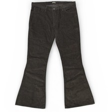 Run  Fly Brown Corduroy Pants Bell Bottom Super Flares Mens 38x36 60s 70s Retro