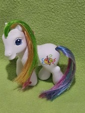 2002 My Little Pony G3 Finger Paints  Hasbro 4.5" Rainbow Hair Art Pony!!!