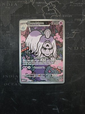Pokémon TCG Houndstone Mega Evolution Base 145/132 Full Art Rare NM Condition