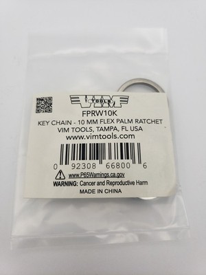 NEW VIM Tools FPRW10K 10mm Key Chain Flex Palm Ratcheting Nano