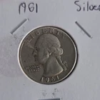 1961 Washington Quarter 25C 90% Silver Philadelphia Business Strike KM#164