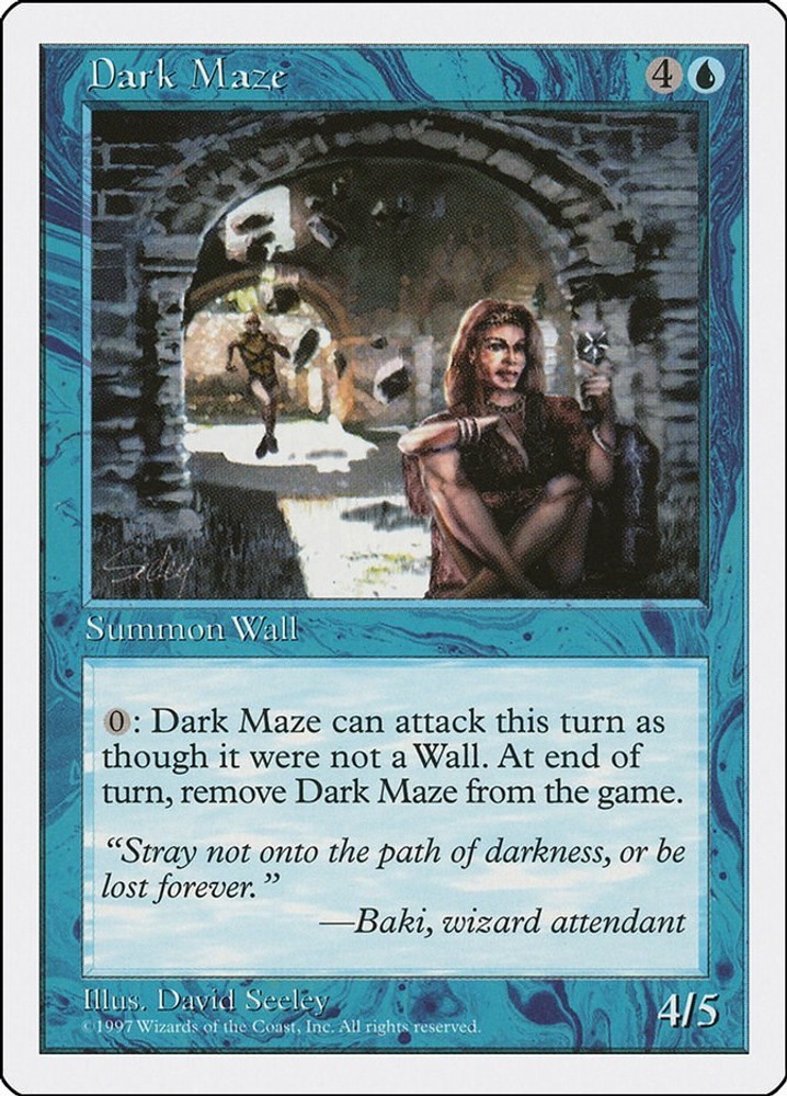 NM Dark Maze - 80 - Fifth Edition
