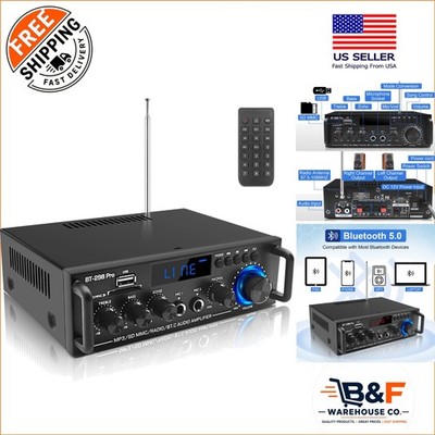Powerful 800W BT-298Pro Bluetooth Stereo System - Ideal for Apartments & Parties