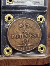10 TORNESI DEL 1859 - REGNO DELLE DUE SICILIE