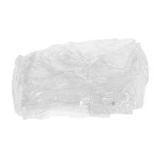 Transparent Storage Sofa Chair for Stuffed Animal Clear with Zipper