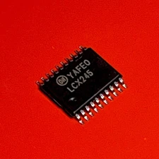 [2x] 74LCX245 ONSemi Low-Voltage Bidirectional Transceiver SMD IC TSSOP-20