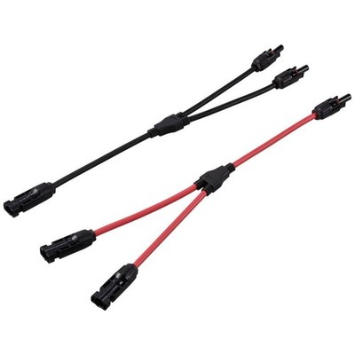 2er Multipack TRU COMPONENTS TC-12195656 Solar-Splitter 6 mm² 30 A Kabellänge 40