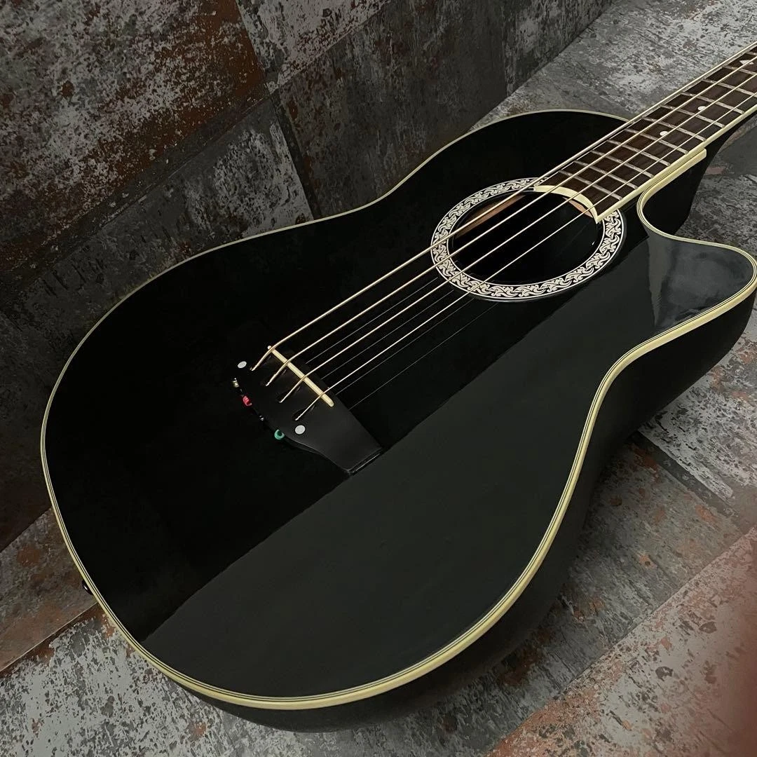 OVATION Celebrity CC074 アコースティックベース エレアコ Electric Acoustic Bass Guitar Ovation Celebrity CC074 1998 Black