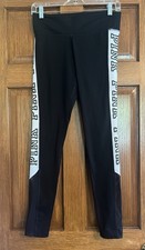 Victoria  s Secret Pink Ultimate Full Length Leggings Size Small Black White