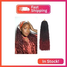 Faux Locs Crochet Hair 12inch Pre Looped Soft Locs for Women 1B/99J/530 
