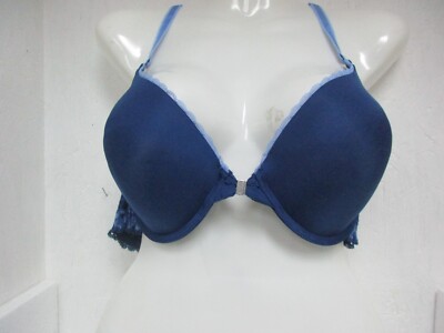 Adore Me Style# 02073  Women's Push Up Bra Underwire Blue 34D NWOT!!