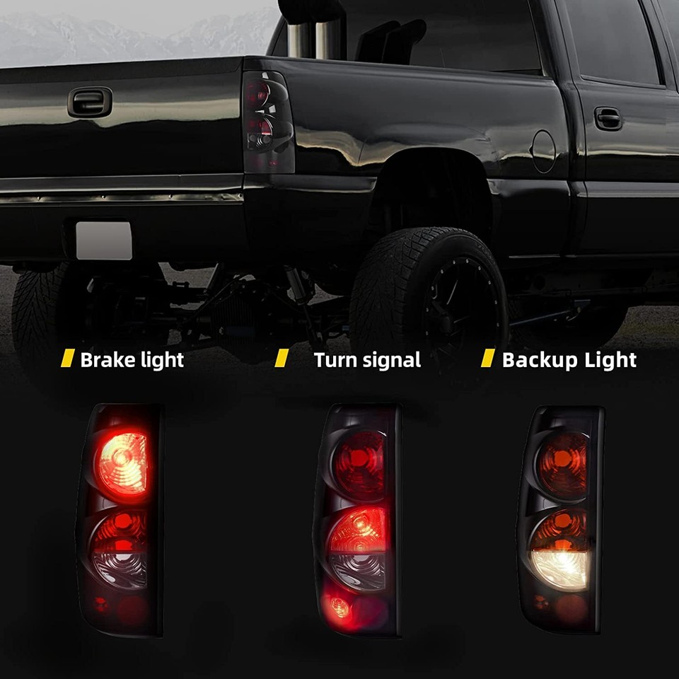 Fits 1999-2003 Silverado 1500 Tail Light Stepside Left 19169012 - Foto 6