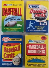 Topps Collector Series - Baseball (1987-89) - 4 Sets (inc Revco, Hills, & KMART)