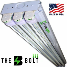 66W LED SHOP LIGHT 5000K Daylight 4FT Fixture Utility Ceiling Light USA MADE