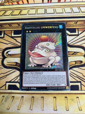Yugioh Krötellig Umwerfend MP17-DE150 Secret Rare