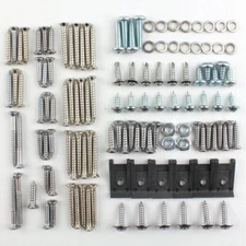 55 1955 Chevy 2 DOOR SEDAN Window Interior Garnish Molding Screw Kit