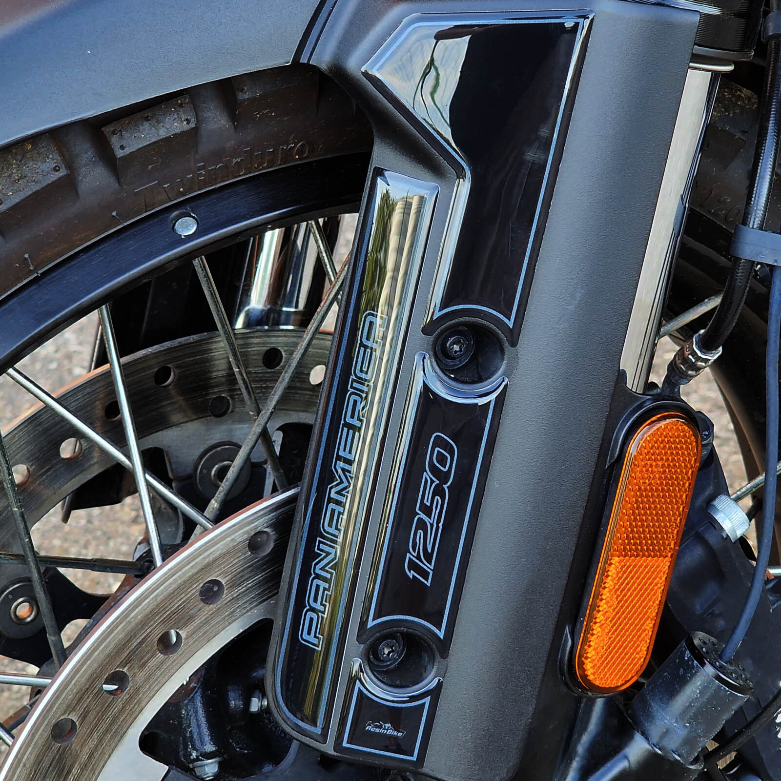 Adesivi Resinati 3d Parasteli compatibili moto Harley Davidson Pan America 1250