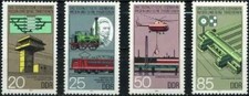 Timbres Trains (dont Hélicoptère) Allemagne RDA 2591/2594 ** - 81243FP