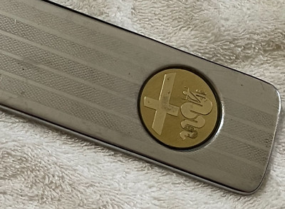 Alfa Romeo 105 SERIES GIULIA SUPER/TI RADIO BLANKING PLATE BADGE, 32 MM, NOS