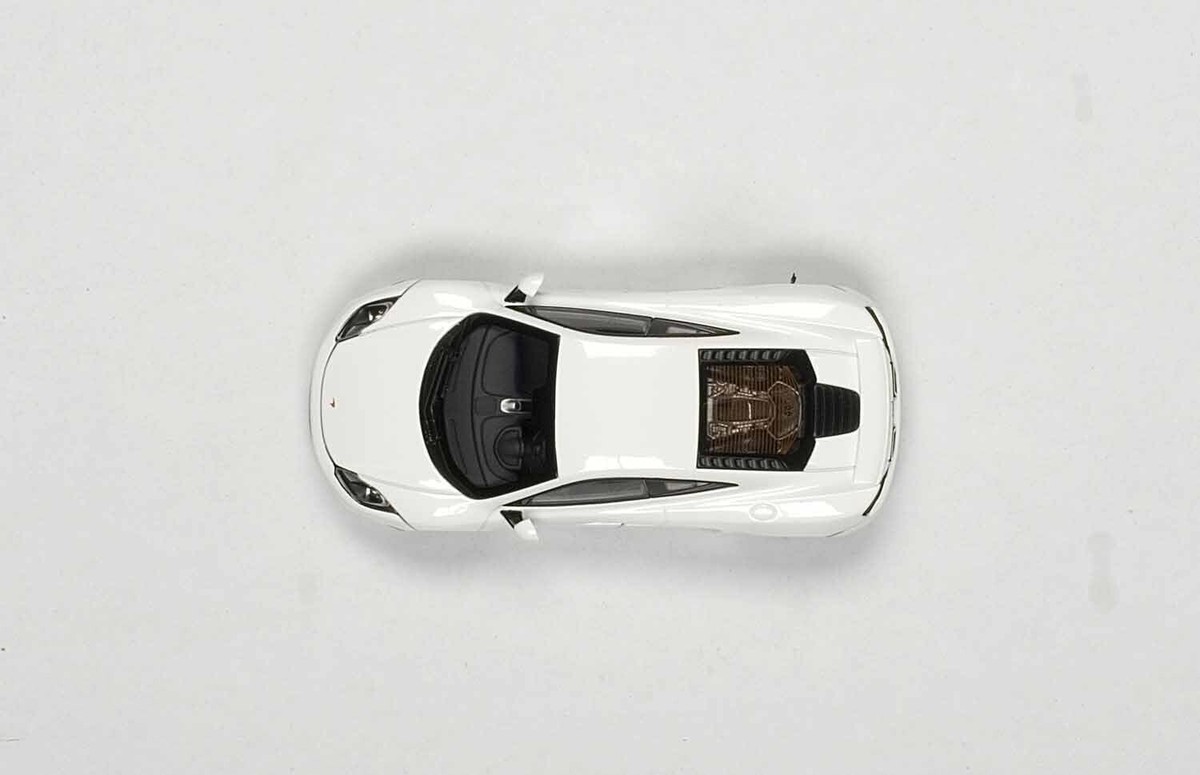 1/43 McLaren MP4-12C (White) With Showcase Diecast Car Model By