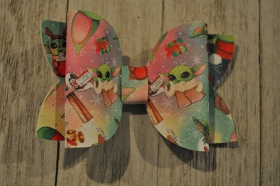 baby yoda hair bow