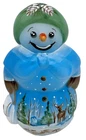 Fenton Snowman Lady HP by K. Barley Winter Snow LE #2/13 - 2018 - 4"