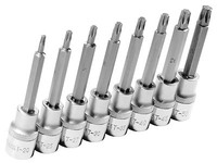 "Torx SteckschlüSsel Satz 1/2\" Stecknuss T20 - T50 Schrauben Steck Nuss Nusssatz"