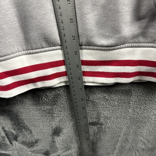 Percival Hoodie Herren Medium Grau Letterman Sweatshirt Pullover Freizeit Preppy - Bild 9 von 14