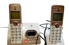 ATT Cordless Phone System 2 Handsets Answering Machine AT&T EL52313 Complete New