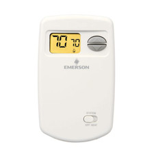 Emerson 1E78-140 Non-Programmable Heat Only Thermostat for Single-Stage Systems