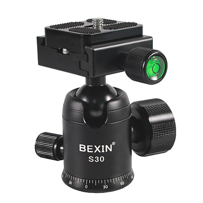 360° Panoramic spherical Gimbal Tripod Head With Quick Release Plate for DSLR 