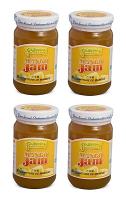 Mango Jam Viererpack:  4 x 300g Mangogelee Marmelade Konfitüre Philippinen Gelee