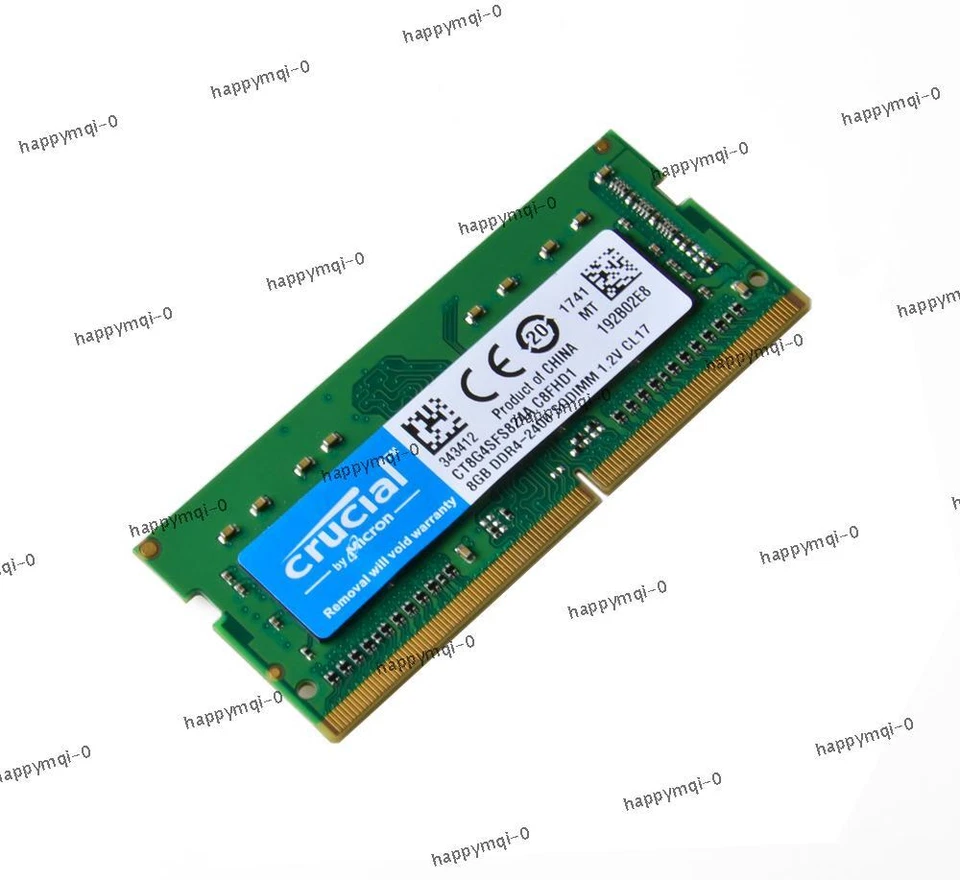 Crucial 16G RAM 2x 8GB PC4-19200 DDR4 2400T 260Pin SODIMM Notebook Laptop Memory - Image 3 of 4