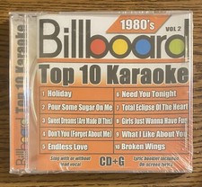 Billboard Top 10 Karaoke, Vol. 2: 1980's By Various Artists CD