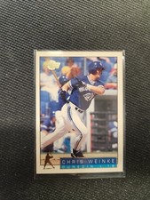 1993 Fleer Excel Baseball Chris Weinke RC #150