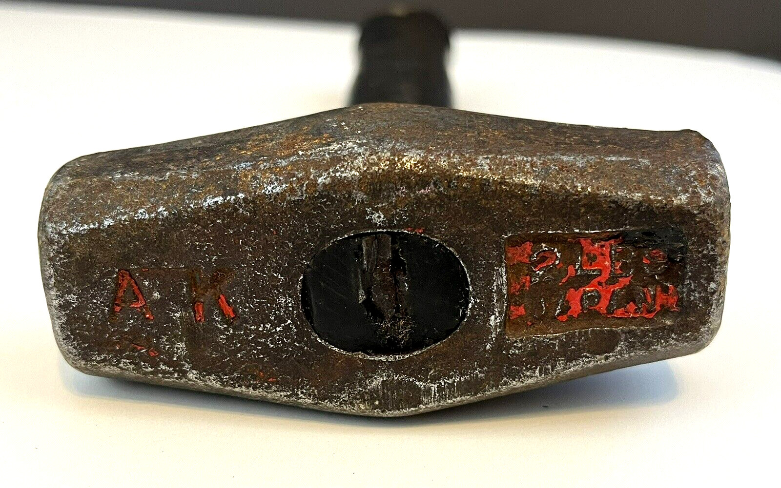 Vintage~AK~Made In Japan~2 lb. Double Face Sledge Hammer~Wood Handle~Collectible