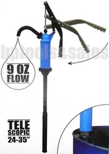 ADJUSTABLE LEVER ACTION DRUM BARREL PUMP to TRANSFER ANY LIQUIDS 55 GALLON 