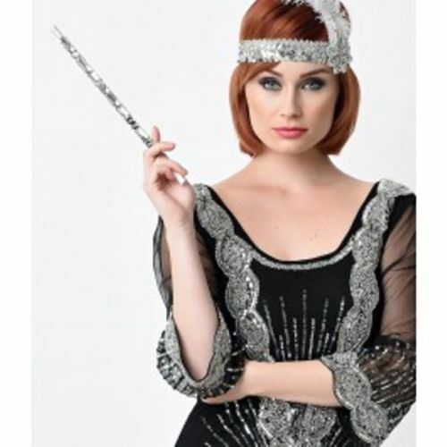 1920s Flapper Costume Accessories Set - Gatsby, Charleston, Vintage Party - Picture 5 of 17